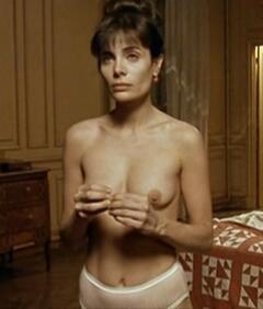 Marie Trintignant topless at One summer night in town