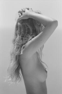 Ivanka Smilenko topless black-&-white image