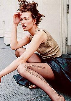 Milla Jovovich sexy photo