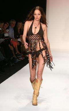 Bijou Phillips sexy runway photo