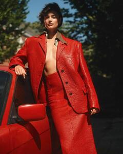 Taylor Marie Hill braless for Harpers Bazar Greece - September 2023