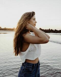 Vanessa Mai in see through top