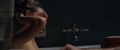 Mia Goth naked in a bathtub at Pearl