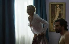 Italian actress Barbara Chichiarelli topless at Suburra
