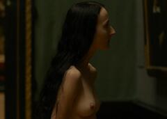 Gerda Hartl topless at Museum Hours