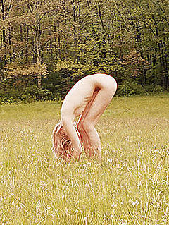 Abbey Lee Kershaw nude in nature phot