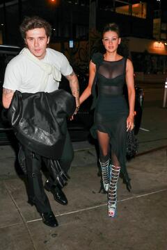 Nicola Peltz-Beckham seen at Cecconi's Restaurant in Los Angeles