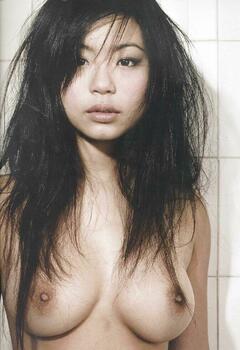 Michelle Ang nude tits for Black & White Magazine - September 2003