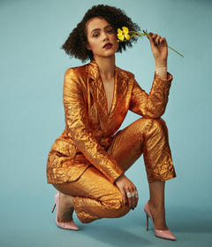 English actress Nathalie Emmanuel for The Laterals Magazine June 2019