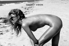 Elsa Hosk fully nude black-&-white image