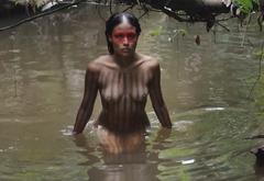 Angela Cano nude in a water at Frontera Verde