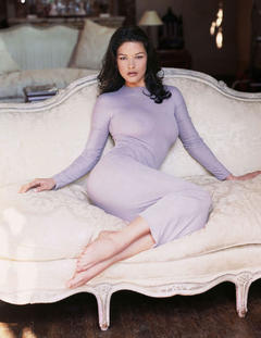 Catherine Zeta Jones pokies in photoshoot by Firooz Zahedi 1998