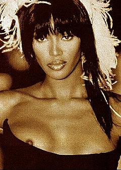 Naomi Campbell nipple slip