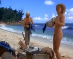 Amanda Donohoe fully nude in Castaway