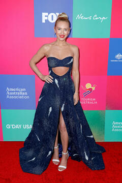 Nicky Whelan attending the G'DAY AAA Arts Gala in Los Angeles - June 2022