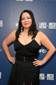 Sarah Eagle Heart at Lakota Nation vs. United States NY premiere