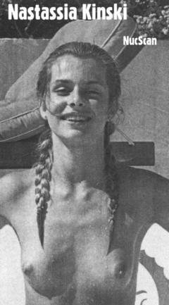 Nastassja Kinski topless black-&-white image