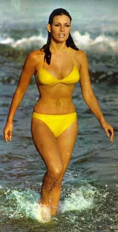 Raquel Welch in yellow bikini