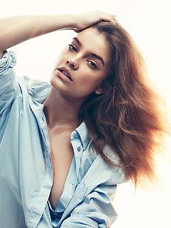 Barbara Palvin posing for Elle