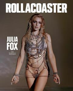 Julia Fox braless for Rollacoaster Magazine - November 2023